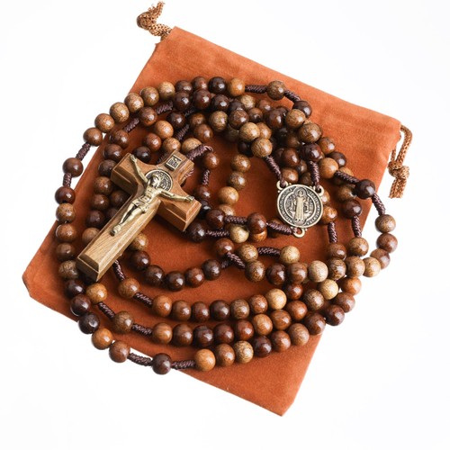 Decade wood rosary catholic - 15,