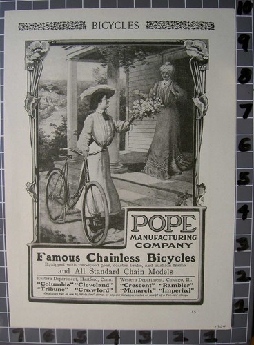 1904 pope bicycle - 1904, bike