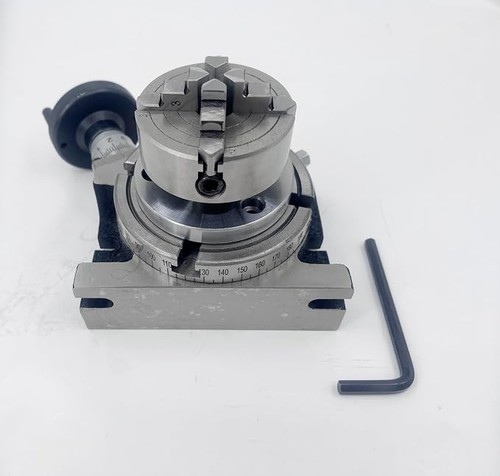 Rotary table with jaws - (h/v),