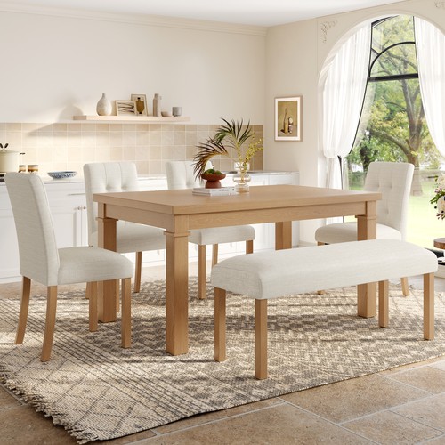 Piece modern dining set - 6-piece,