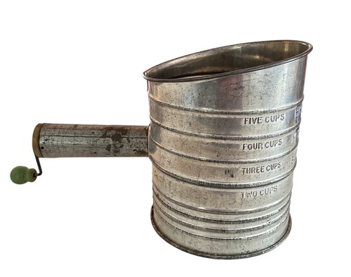 Vintage bromwell metal - vintage, flour