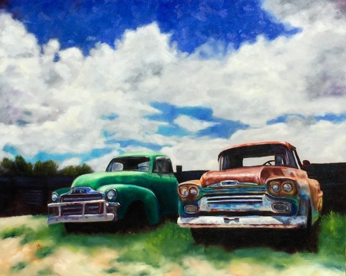 Marfa texas painting old - marfa,