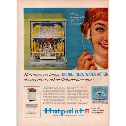 Hotpoint dishwasher 1958 - hotpoint,