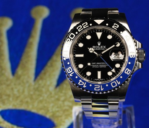 Rolex gmt master batman - rolex, gmt-master