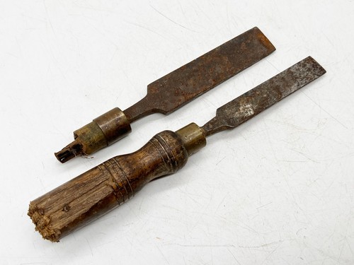 Vintage old wood chisels - vintage, 2