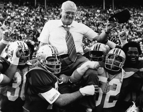 Woody hayes won - won, most