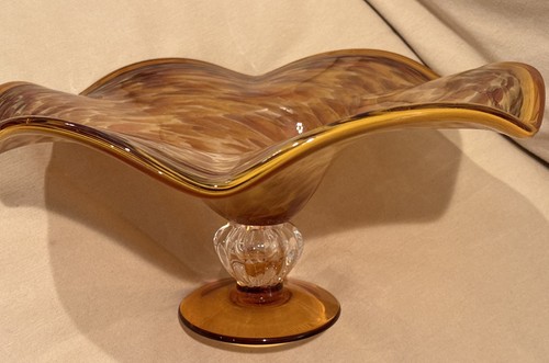Handblown glass murano bowl - glass,