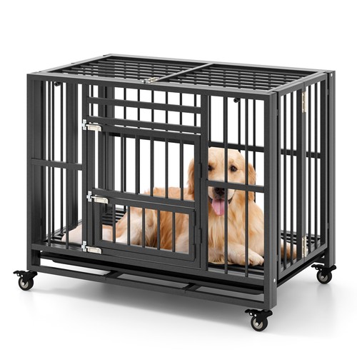 Foldable heavy duty metal dog - foldable,