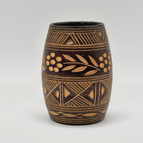 Vintage hand carved yerba - carved,