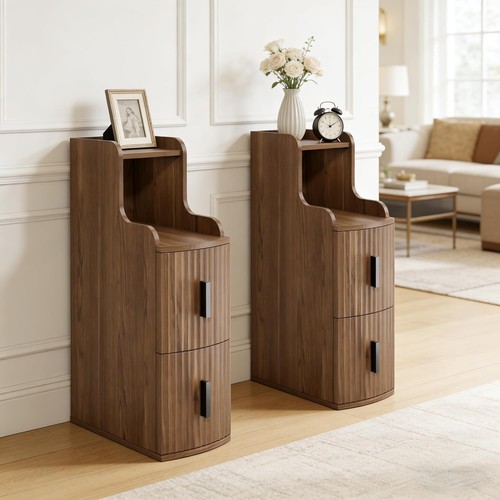 Narrow nightstands set 2 - set, of