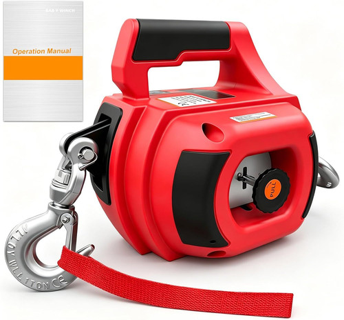 Drill powered portable - powered, winch