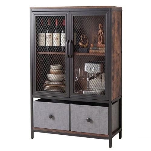 Industrial coffee bar cabinet - bar,