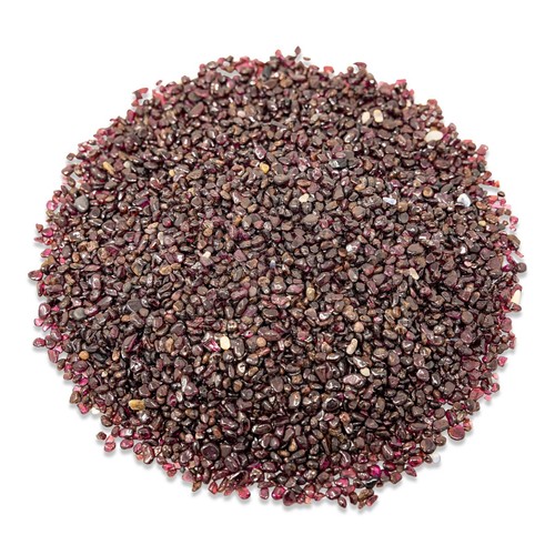 Tumbled garnet crystal chips - garnet,