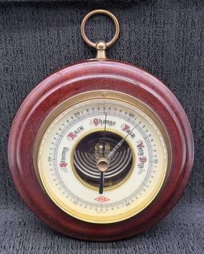 Vintage aneroid barometer west - aneroid,