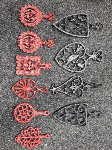 Lot vintage trivet old - lot, 10