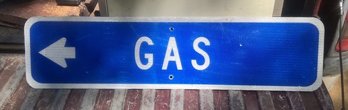Vintage dot blue gas - 36”,