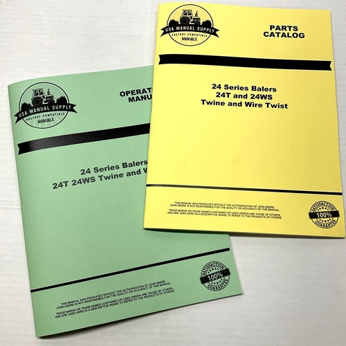 Operators manual parts catalog - operators,