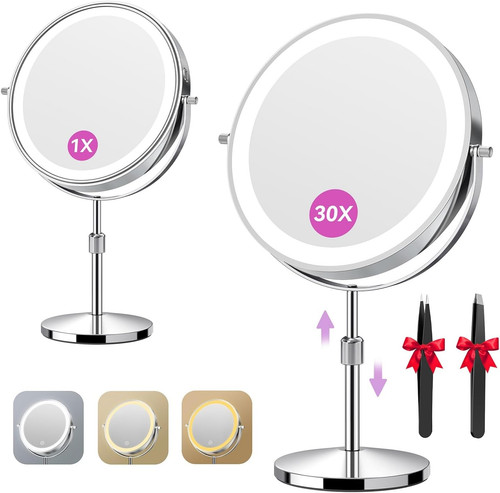 5000mah magnifying mirror - 9",
