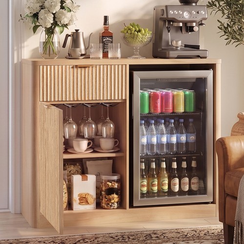 Coffee bar cabinet fridge - cabinet,