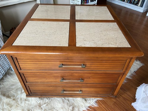 Mid century side - side, table