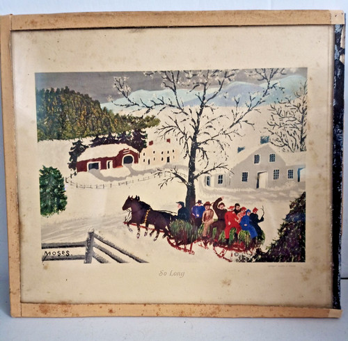 Vintage long print - "so, long"