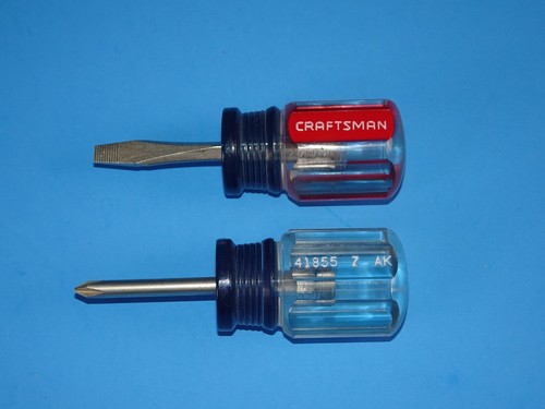 Craftsman stubby screwdrivers - craftsman,