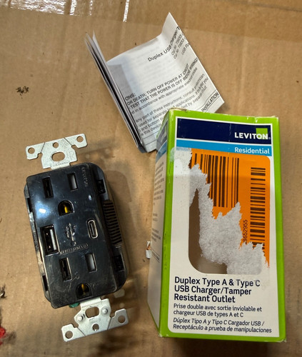 Leviton amp type and - 20, a
