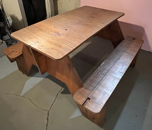 Sturdy picnic table 8 piece - table,