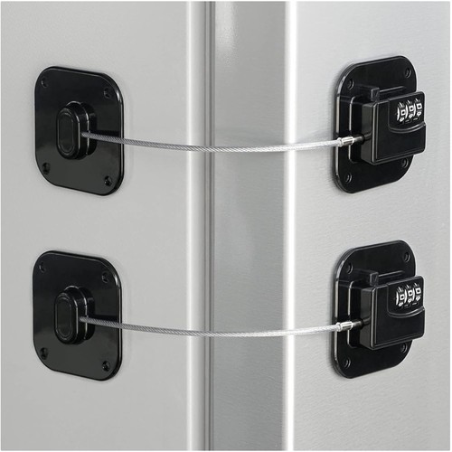 Heavy duty refrigerator lock - refrigerator, &