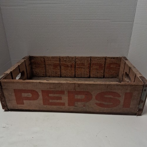Pepsi wooden crate - pepsi,