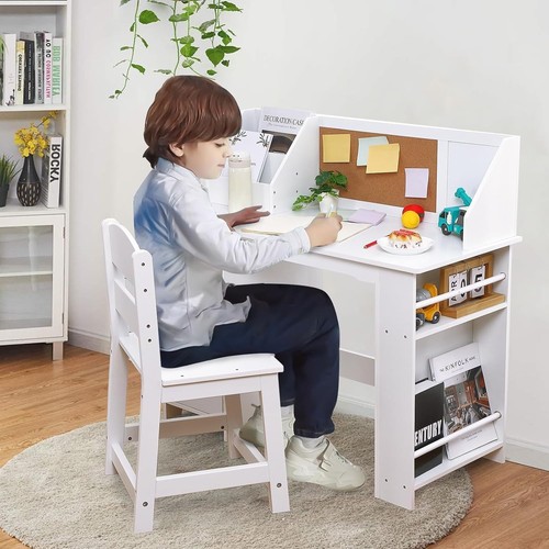 Children study desk wooden - children,