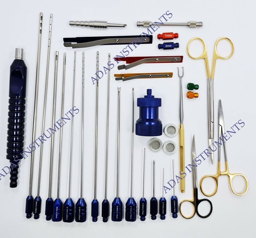 Liposuction cannulas set for - liposuction,