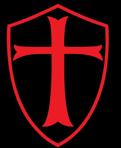 Knights templar shield cross - knights,