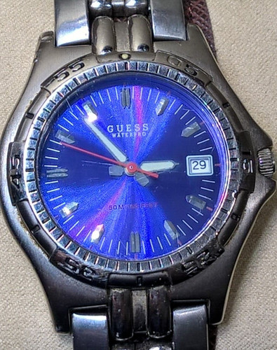 Guess waterpro blue dial - guess, date