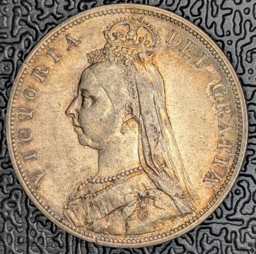 1887 great britain half crown - great,