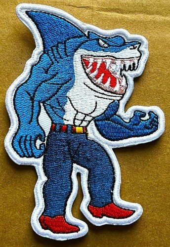 Street sharks figure patch - sharks,