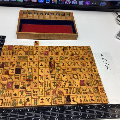 163 bakelite vintage mah jong - 163,