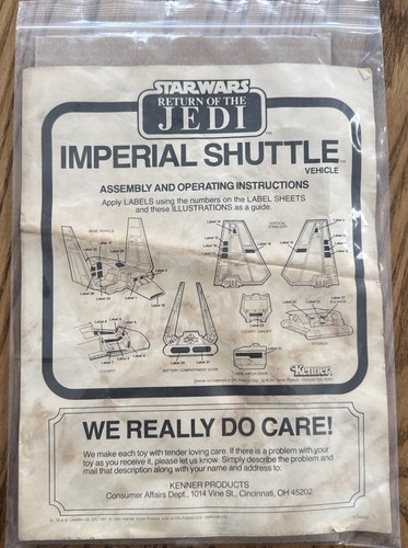 Star wars 1984 - wars, kenner