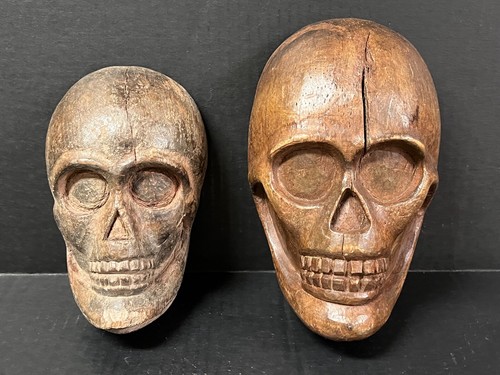 Skull papermache mold 2 - skull,