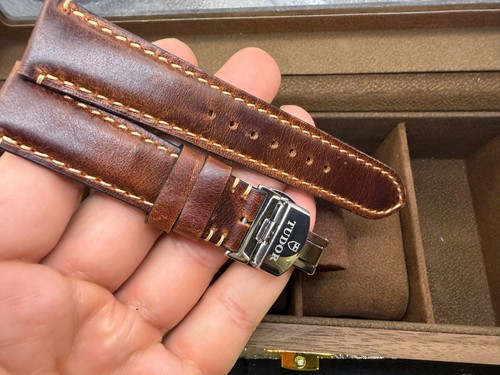 20mm tudor strap brown - 20mm,