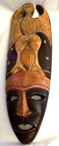 Vintage tribal mask hand - tribal,