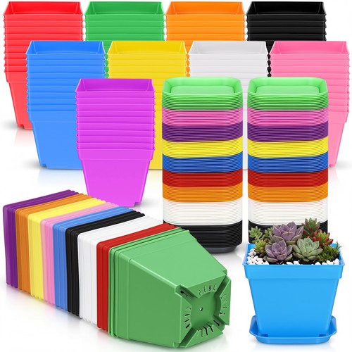 100 pcs inch square flower - square,
