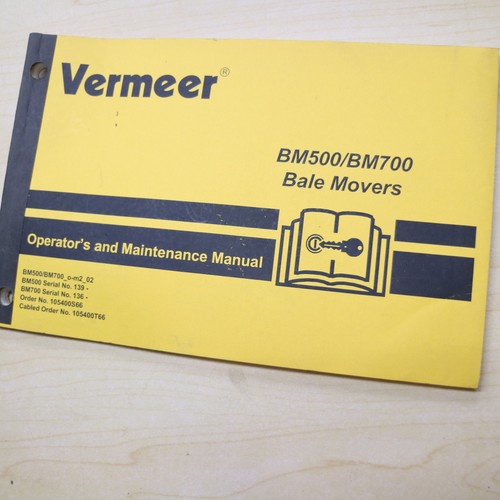 Vermeer bm500 bm700 bale - vermeer, mover