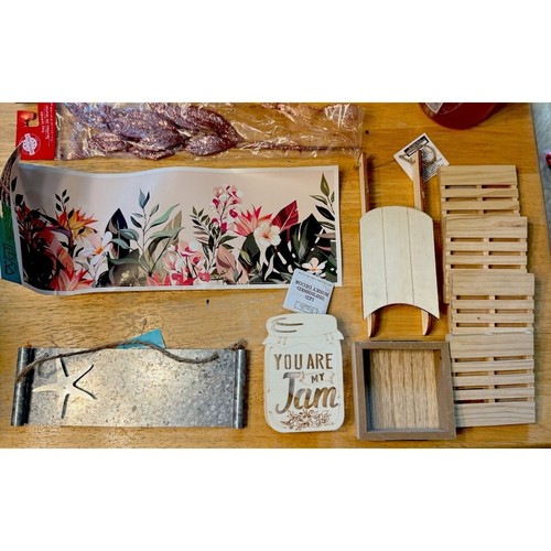 Diy craft supplies lot - diy, wood