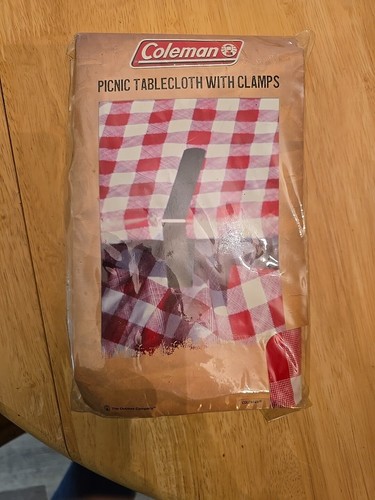 Coleman vinyl picnic table - vinyl,