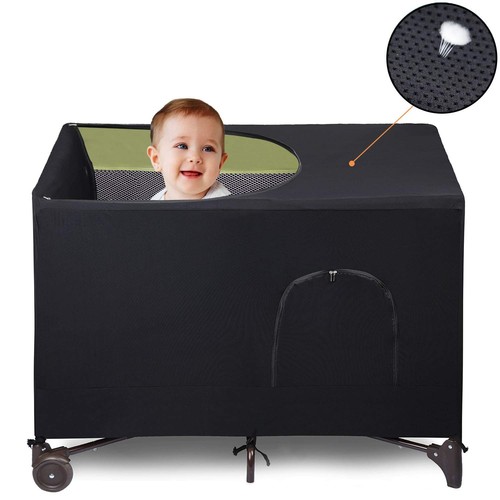 Crib blackout cover for pack - blackout,