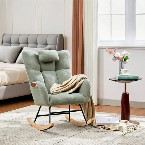 Rocking chair plush fluffy - chair,