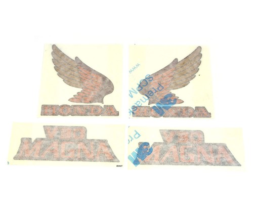 Gas tank and side cover - tank, decal