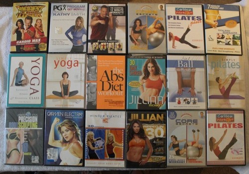 Workout exercise dvd lot - exercise,