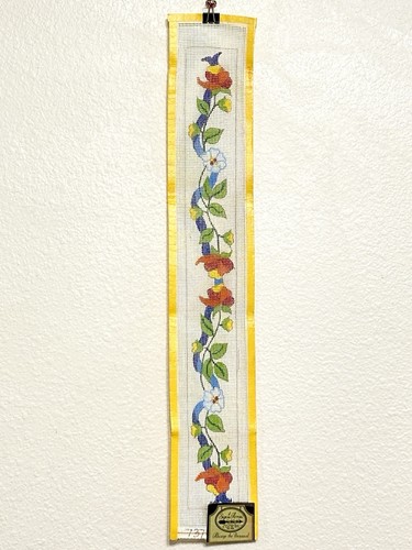 Vtg hand painted flowers - painted, on